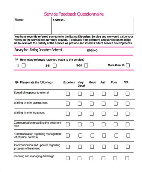 Airline service evaluation survey questions + Sample questionnaire.